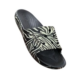 Crocs Classic Animal Zebra Remix Slide Sandal Men’s 12